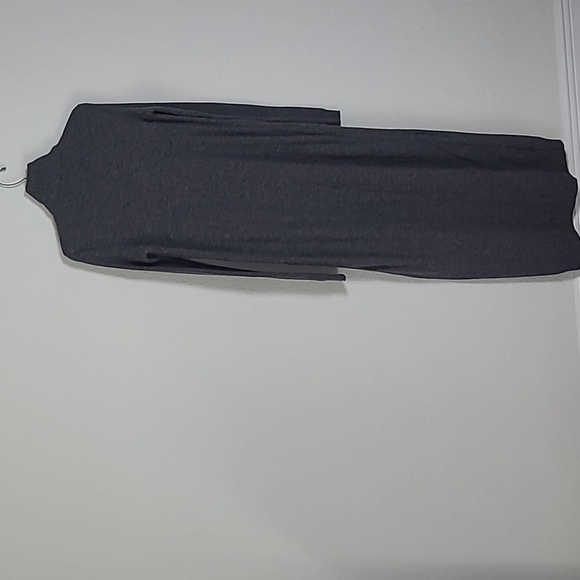 Joseph Tricot Charcoal Long Sleeve Wool Dress Size M - Picture 7 of 9